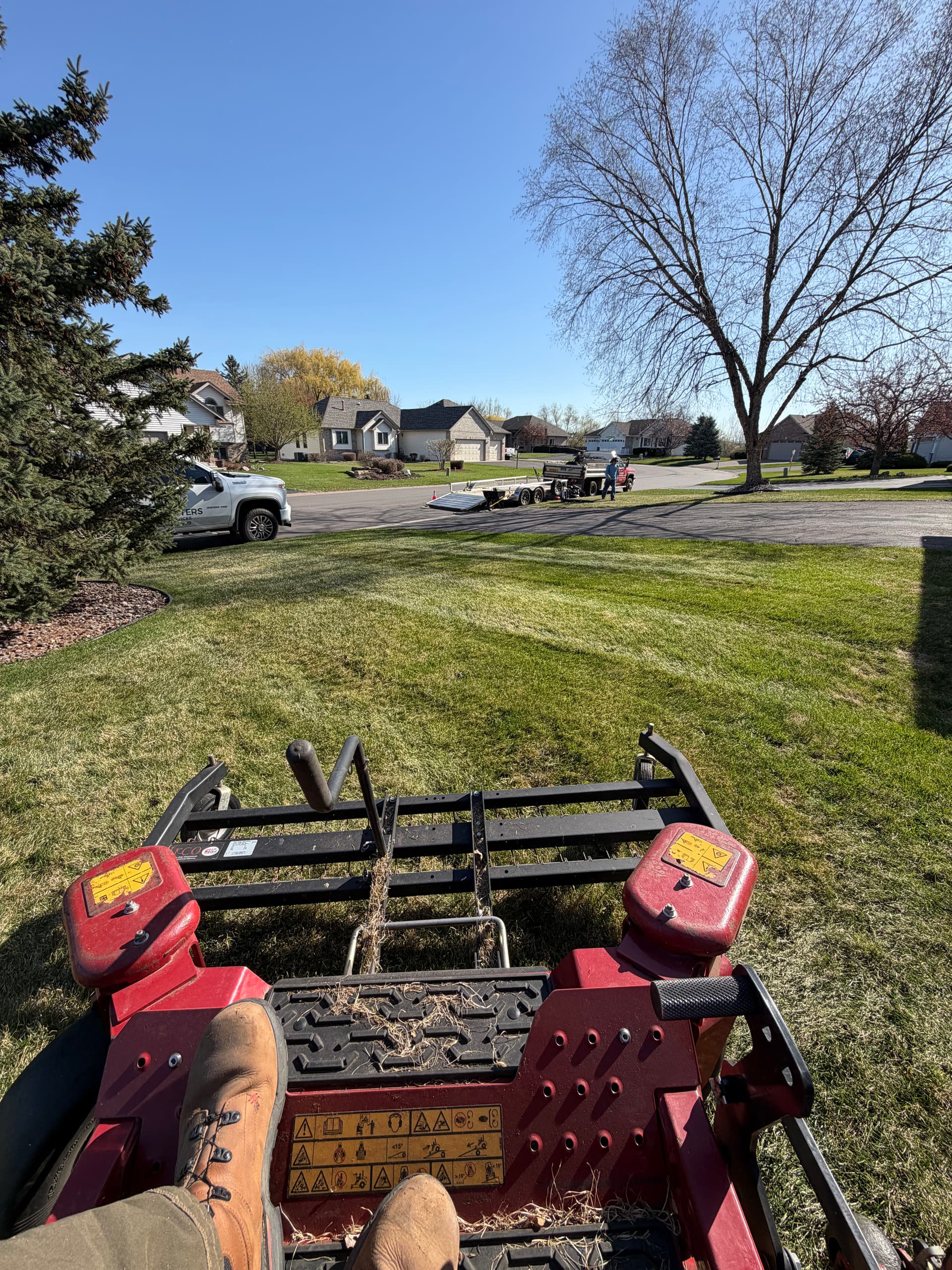 Gallery photos for Spring Cleanups, Dethatching, and Weekly Mowing Now Underway: Image #1