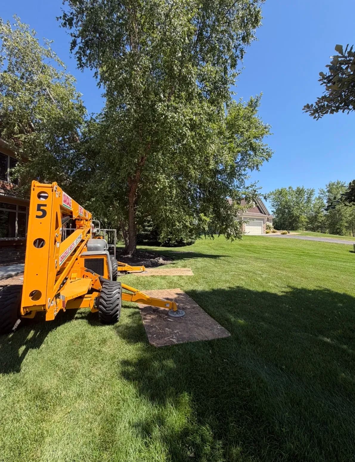 Gallery photos for Large Tree Removal Right Next to a Home in Dellwood MN: Image #2